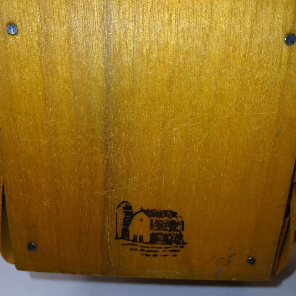Longaberger Basket Purse Bag Swing Handle Pumpkin Jack O Lantern Liner 1998 Sign